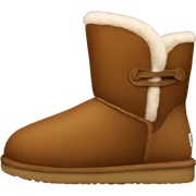 Brown uggs sticker