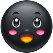 Black sticker