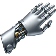 metal arm sticker