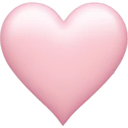 Light pink heart sticker
