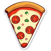 Got a pizza sticker