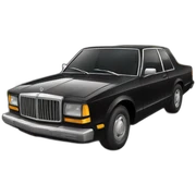 Black car sticker