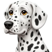 dalmatian  sticker