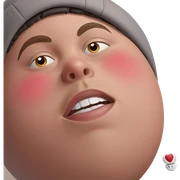 boy with hat and heart sticker