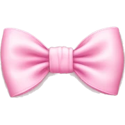 Baby pink bow sticker