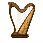 Harp sticker
