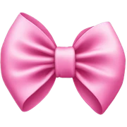 Pink bow sticker