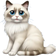 ragdoll cat sticker
