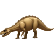 Dinosaur in sand sticker