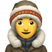russian winter sticker