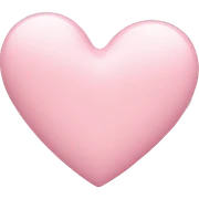 Pastel pink heart sticker