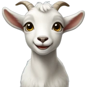 Baby goat sticker