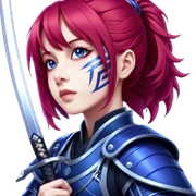 Mystic Samurai sticker