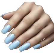 Light blue nails sticker