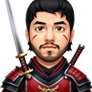 Fierce Samurai sticker