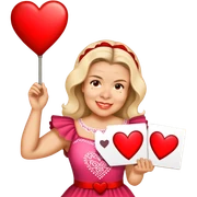 Person dress of love  saying: feliz día de san Valentín sticker