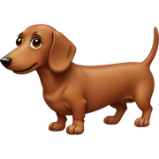 sausage dog sticker