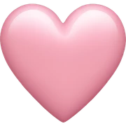 baby pink heart sticker