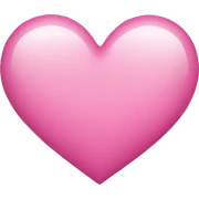 Heart pink sticker