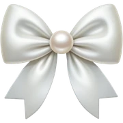 pearl bow sticker
