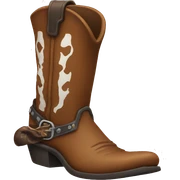 cowboy boot sticker