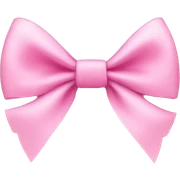 pink bow sticker