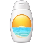Sunscreen sticker