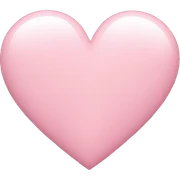Baby pink heart sticker