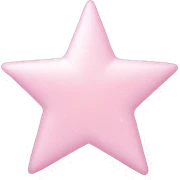 pale pink star sparkle sticker