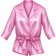 Pink silk pajamas sticker
