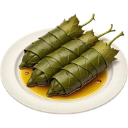 Greek dolma on plate sticker