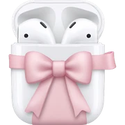 AirPods light pink bow sticker