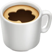 Coffee cup with CoffeeCorner logo sticker