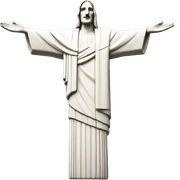 Christ the redeemer sticker