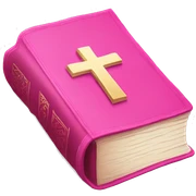 pink bible sticker