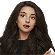 realistic portrait of girl sticker
