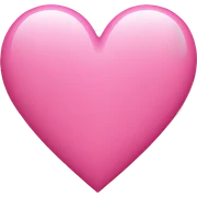 Pink heart  sticker