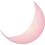 pastel pink moon sticker