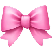 cute pink bow sticker