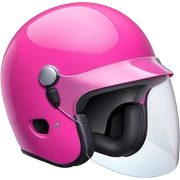 pink casque sticker
