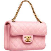 Soft pink Chanel bag sticker
