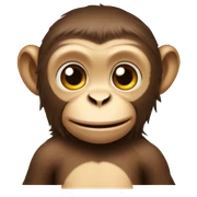 mini monkey  sticker