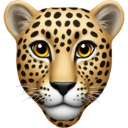 Leopard heart sticker