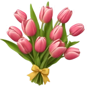 tulip bouquet  sticker