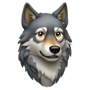 wolf sticker