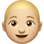 Fat baby sticker