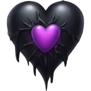 gothic heart  sticker