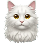 fluffy cat sticker