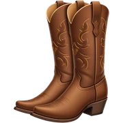 Cowboy boots sticker