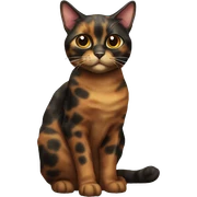 tortoiseshell cat sticker